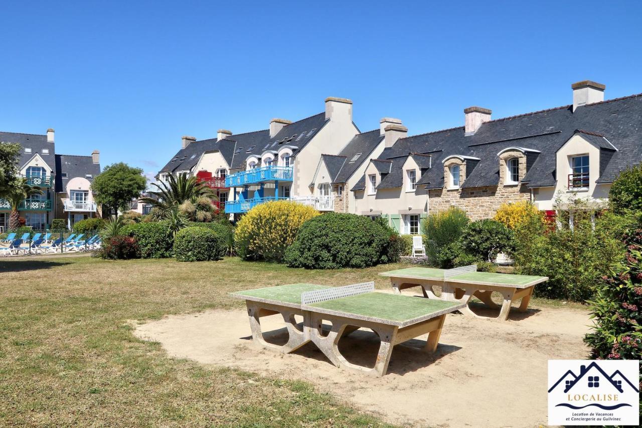 Localise - A06 - Entierement De Plain-Pied Avec Petite Vue Mer - Donnant Sur La Piscine Et Le Jardin - Wifi Inclus - Draps Inclus - Guilvinec Buitenkant foto