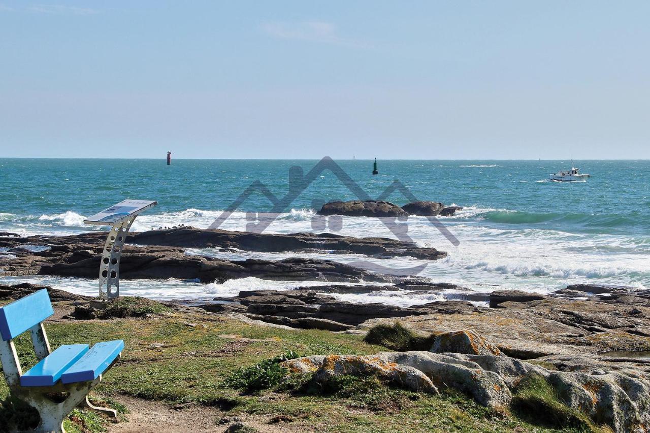 Localise - A06 - Entierement De Plain-Pied Avec Petite Vue Mer - Donnant Sur La Piscine Et Le Jardin - Wifi Inclus - Draps Inclus - Guilvinec Buitenkant foto