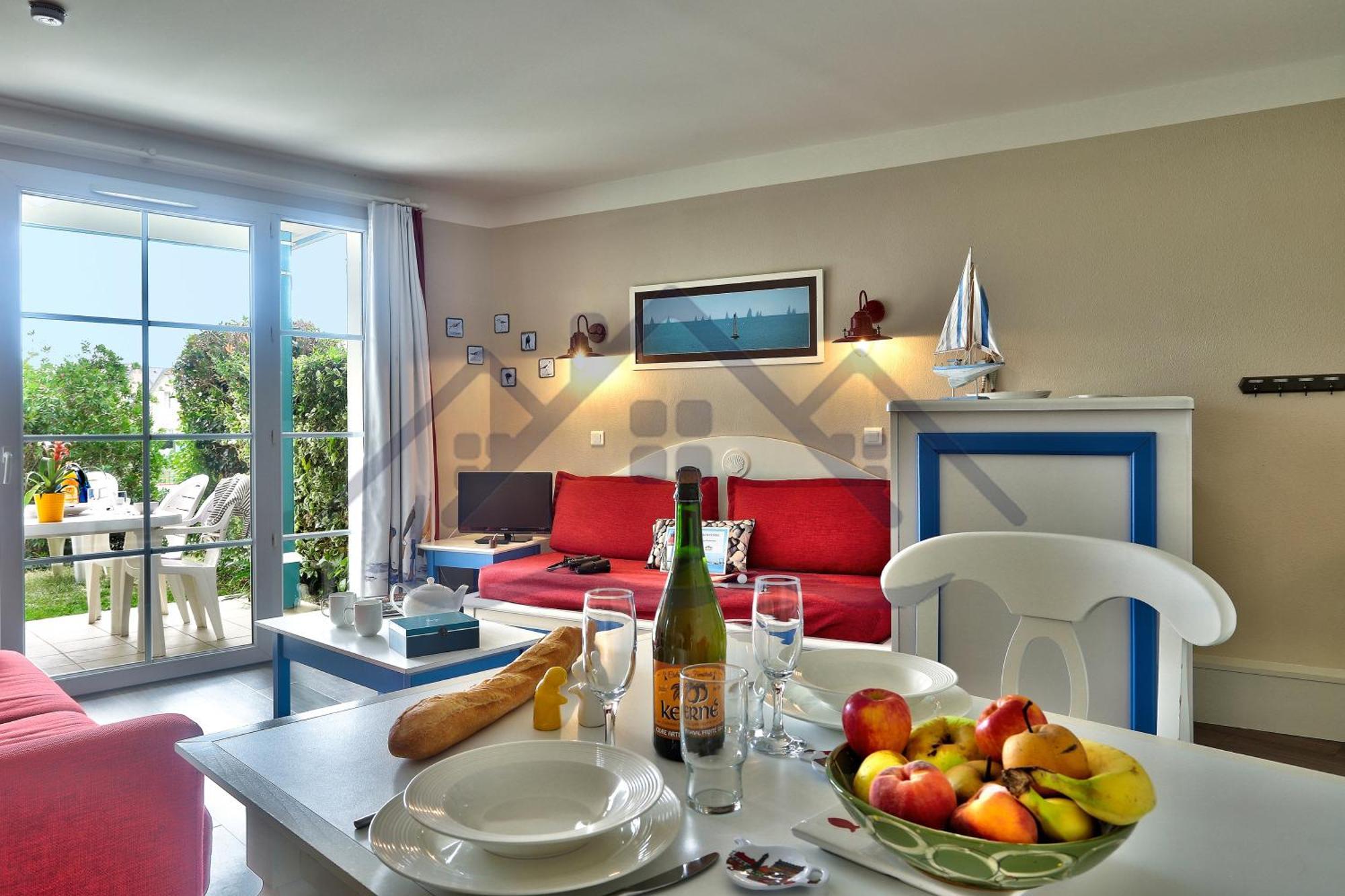 Localise - A06 - Entierement De Plain-Pied Avec Petite Vue Mer - Donnant Sur La Piscine Et Le Jardin - Wifi Inclus - Draps Inclus - Guilvinec Buitenkant foto