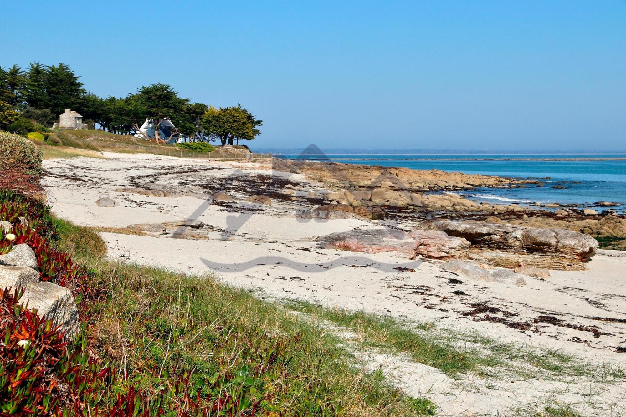 Localise - A06 - Entierement De Plain-Pied Avec Petite Vue Mer - Donnant Sur La Piscine Et Le Jardin - Wifi Inclus - Draps Inclus - Guilvinec Buitenkant foto