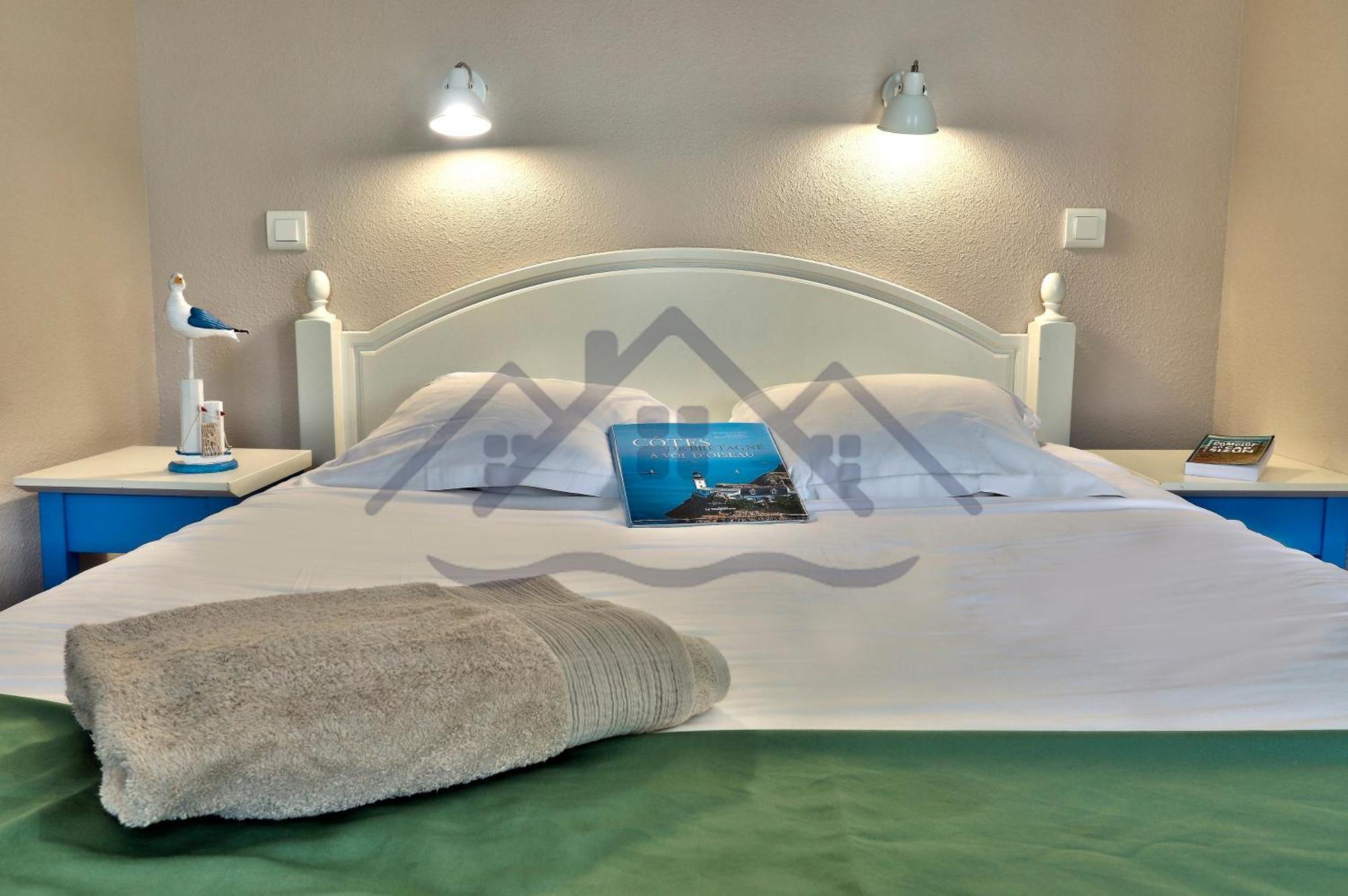 Localise - A06 - Entierement De Plain-Pied Avec Petite Vue Mer - Donnant Sur La Piscine Et Le Jardin - Wifi Inclus - Draps Inclus - Guilvinec Buitenkant foto